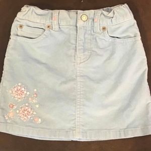Gap Kids Stretch Corduroy Skort w/adjustable waist